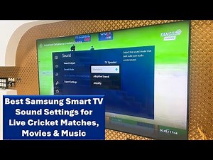 Best Samsung Smart TV Sound Settings for Live Sports, Movies & Music