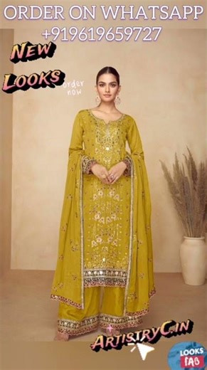 Gulkayra Pahal Chinon Palazzo Suit with Zari Work: Why it's a Festival Must-Have? Rs4605