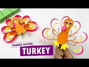 DIY Thanksgiving Turkey Craft | Easy Step-by-Step Tutorial | Kiyaan World #diy