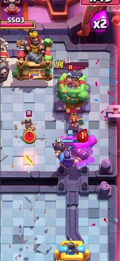 1 HP clash Royale #clashroyale #games