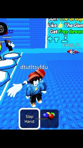 slap friends 🖐️ fight 💀 #roblox #newgameinroblox #robloxshorts #slap