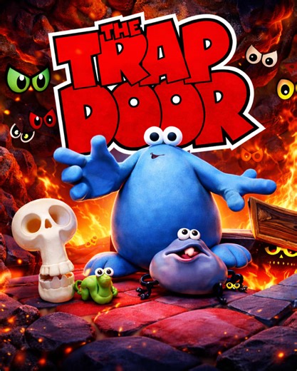 Trap Door is a darkly comic British stop-motion animated series that aired from 1984 to 1986, becoming a cult favourite for its eerie humour and gothic style. Set in a gloomy castle full of unseen horrors, the show follows the endlessly unlucky servant Berk, whose only job is to “feed the beast” — a task that never goes smoothly. Joined by the sarcastic skull Boni and the mysterious spider Drutt, Berk navigates a world of creaking doors, lurking monsters, and things best left unseen. With its sh