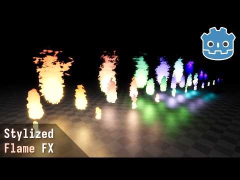 Godot Stylized Flame FX | Showcase