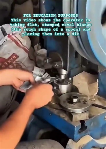 Spoon Manufacturing #Manufacturing #MetalWorking #IndustrialSafety #HowItsMade #Spoon #Mechanical