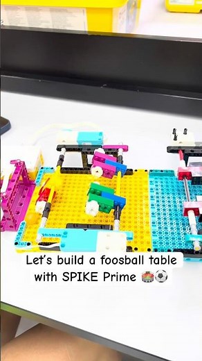 LEGO Foosball Table with SPIKE Prime #lego #educationalgames #soccer