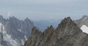 Alpine Majesty: A Mesmerising Aerial View of Mont Blanc and Its Glaciers in the Alps