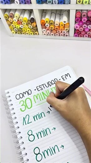 Here's how to study for 30 minutes. #enem #smartnotebook #studies #study