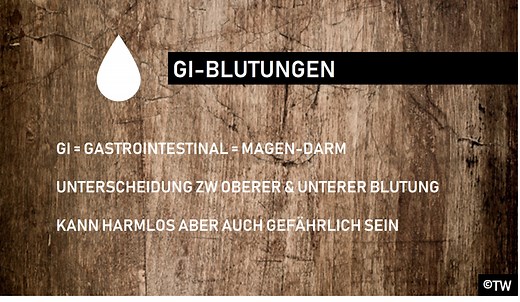 DoktorWeigl erklärt Gastrointestinale Blutungen – Blutungen in Speiseröhre, Magen und Darm