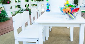 DIY Kids' Wedding Table - Home & Family