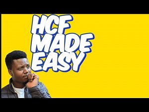 "HCF Made Easy with Ladder Method and Prime Factorization !"