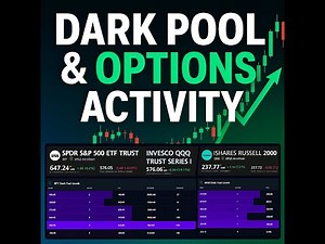 Daily Dark Pool Levels and option activity 9-5-2025