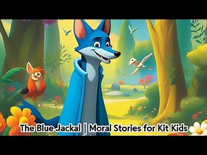 🌈 The Blue Jackal | Moral Stories for Kids | Animated stories for kids| English stories|fairy tales