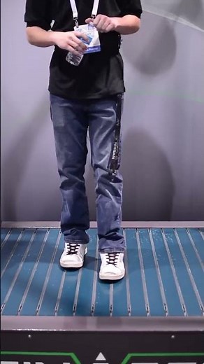 Infinadeck demonstration at CES 2016