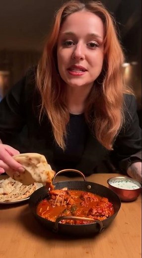 Dragon Girl eating ASMR Chicken Karahi#asmr #food #ai #viral
