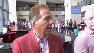 611K views · 10K reactions | “What I realized is for 50 years, I didn’t even know I was in a hurry. It was just a way of life.” - Nick Saban speaking about life after coaching at his annual Nick’s Kids Foundation luncheon in Tuscaloosa | The Next Round | Facebook