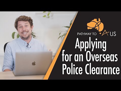 Applying for an Overseas Police Clearance