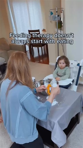 Bear Tracks Pediatric Therapies | Speech & Feeding Therapy on Instagram: "Feeding therapy does not always begin with eating. For some children, nutrition is supported through tube feeding while they learn to feel safe exploring food in other ways. Touching, playing, shaping, and interacting with food are meaningful steps that build comfort and confidence over time. In this session, we focused on connection, sensory exploration, and positive experiences around food while making Valentine’s-themed