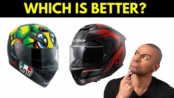 Watch Comparison! LS2 Stream II VS AGV K3 SV Motorcycle Helmets! on Amazon Live