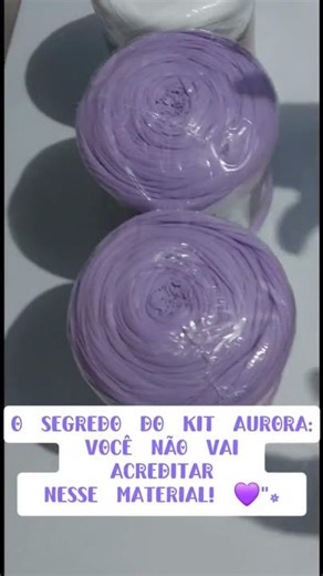 Preparando o Kit Aurora! 🧶✨"​"Bastidores: Kit Higiene Retangular 💜"​"Só material de elite por"