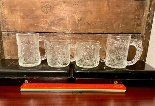 Collectible 1995 Batman Forever Mcdonalds Glass Mugs - Pick Your Favorite! - Etsy