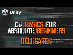 Delegates in C# for Unity Coding Beginners | Unity C# Basics Part 5