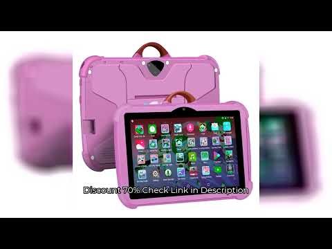 New 7 Inch Android 13 Learning Education Kids Tablets Quad Core 4GB RAM 64GB ROM Cheap Simple Childr