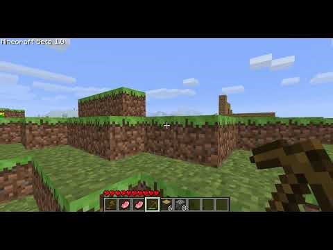 Minecraft Beta 1.0 Gameplay (Part 1)