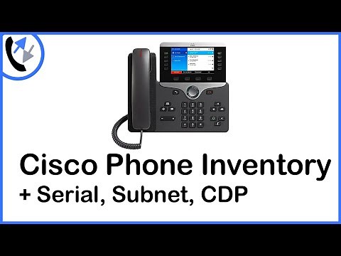 Phone Report Tool for Cisco CUCM Callmanager with Serial and CDP LLDP Switch Neighbor