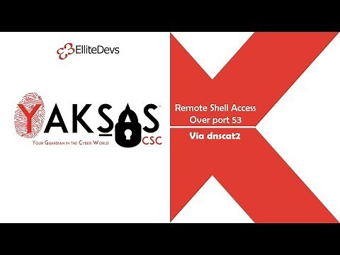 Remote Shell Access over port 53 via dnscat2
