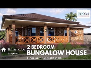 SIMPLE BAHAY KUBO INSPIRED BUNGALOW HOUSE | AMAKAN CLADDING | COUNTRY HOUSE IN THE PHILIPPINES