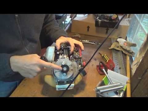 Homemade Weed Eater/Weed Wacker Motorized Bike Build (part 2/4)