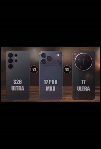 iPhone 17 Pro Max vs Samsung S26 Ultra vs Xiaomi 17 Pro Max
