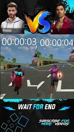 FREE FIRE 🔥 NEW Running Ability Test | FF New Character Speed Trial #shorts #viral #FreeFire