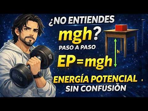 Energía Potencial Gravitacional PASO A PASO | Fórmula mgh y Ejercicios Resueltos