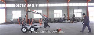 Atv Log Trailer with Crane / Log Trailer Crane / 3 Point Hitch Log Crane