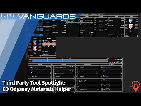 Elite Dangerous | Third Party Tools: ED Odyssey Materials Helper
