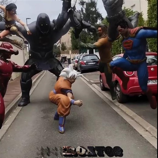 DRAGON BALL CHARACTERS VS JUSTICE LEAGUE 🔥 GOKU VS SUPERMAN | ANIME VS DC EPIC BATTLE ☠️