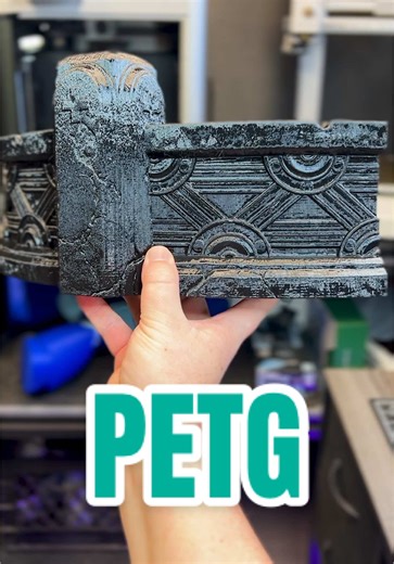 Base 3/4 for the Big Daddy is printed. 1 more to go!!! 😁 Getting some crazy good results with PETG on the Kobra 3 Max 😳 Material: @SUNLU STORE PETG Printer: @Anycubic Official Kobra 3 Max #bioshock #bigdaddy #3dprinting #3dprinted #wip