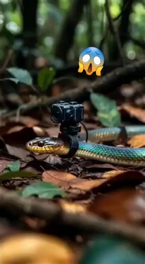 I Put a Camera on the WORLD'S SHINIEST Snake! 🐍 #AnimalPOV #Wildlife #Viral