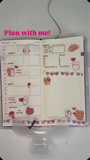 Madison R | Do you have any Valentine’s Day plans? #hobonichi #hobonichiweeks #planwithme #planner #planneraddict | Instagram