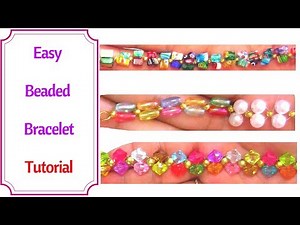 Beaded bracelet : 1 technique = Different Looks / Full Tutorial