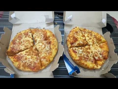 Dominos Margherita with Extra Cheese vs Double Cheese Margherita Review