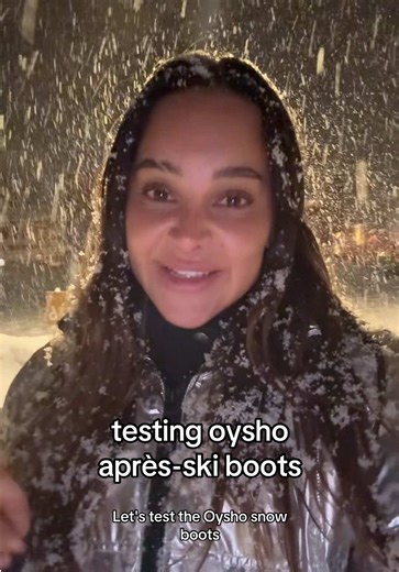 Testing Oysho Après-Ski Boots for Winter Fashion
