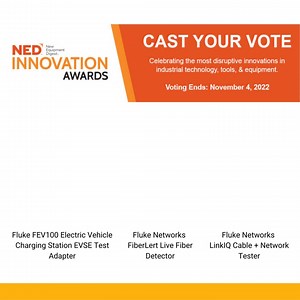 Three Fluke products have been nominated for a New Equipment Digest...