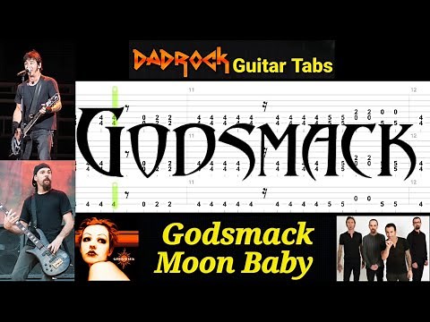 Moon Baby - Godsmack - Guitar + Bass TABS Lesson