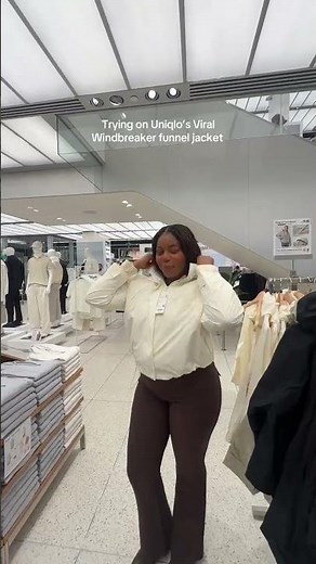 Yay or nay? Uniqlo viral windbreaker jacket try on Ootd, wiw, haul