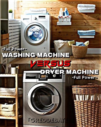 Washing Machine Vs Dryer Machine