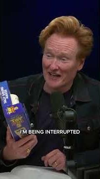 Conan sees his Smarty Pants toy for the first time. #podcast #comedy
