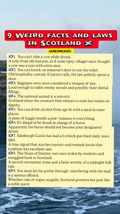 Need the loo? Knock on a Scot's door—it's the law! 🚽 Old hospitality customs make Scotland a truly welcoming place. #ScottishCustom #TravelTips #Hospitality #ScotlandLaws #WeirdFacts #CowTaxi #ScottishHumour | James Michael