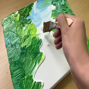 54K views · 1.1K reactions | Acrylic / Painting technique | Painting Skills | Facebook